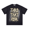 Take Risk Monkey Washed T-Shirt