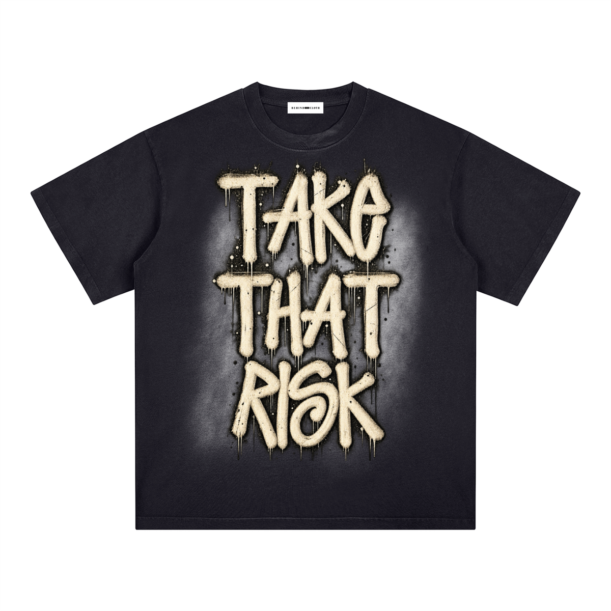 Take Risk Monkey Washed T-Shirt