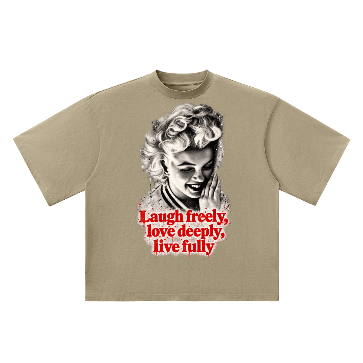 Love Monroe Oversized Drop Shoulder T-Shirt