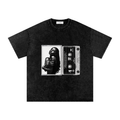 Sade Snow Washed Oversized Cotton T-Shirt
