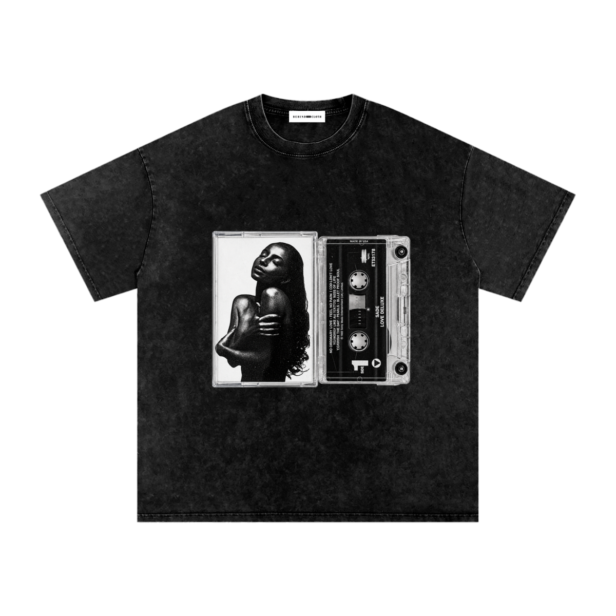 Sade Snow Washed Oversized Cotton T-Shirt