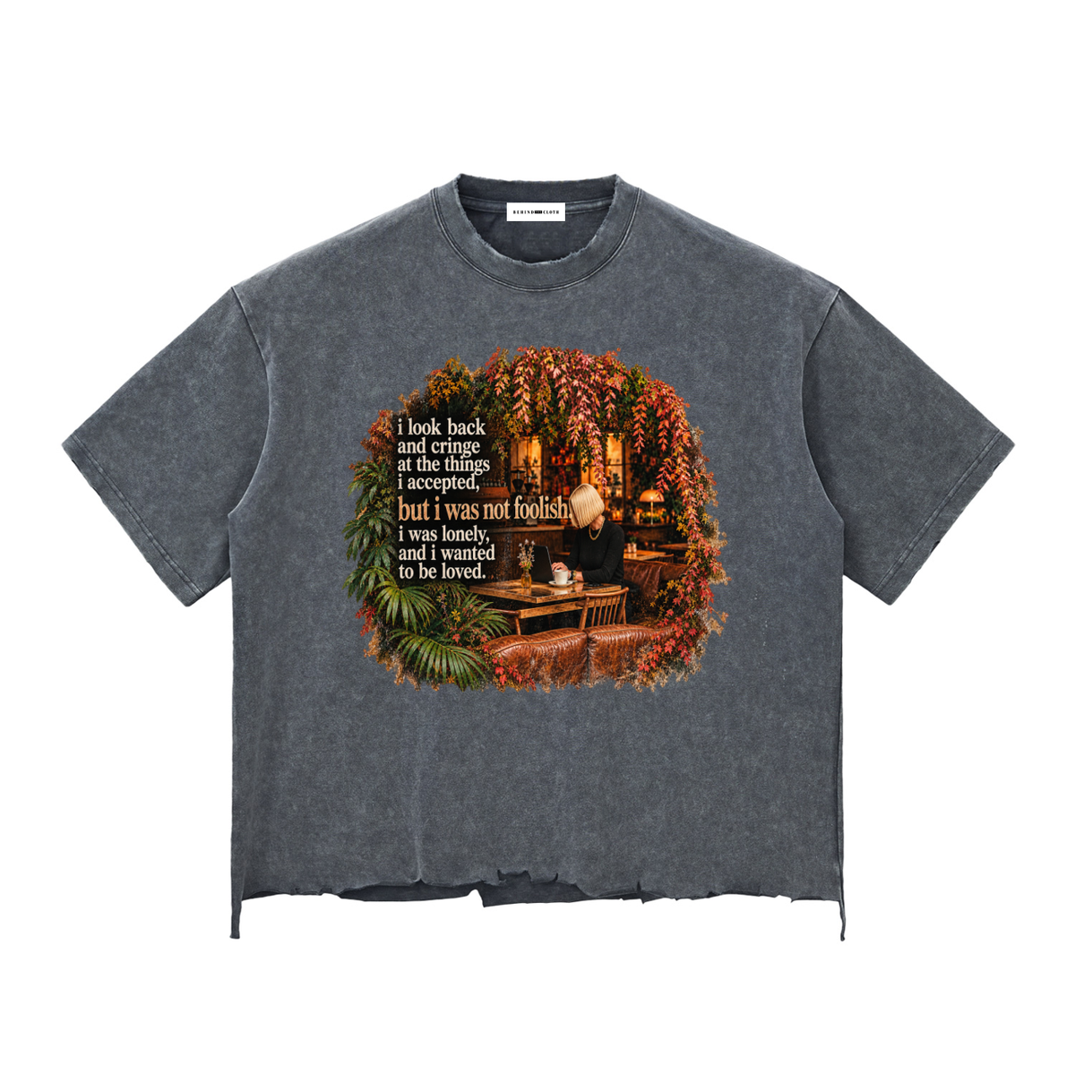 Reflections Hem Boxy T-shirt