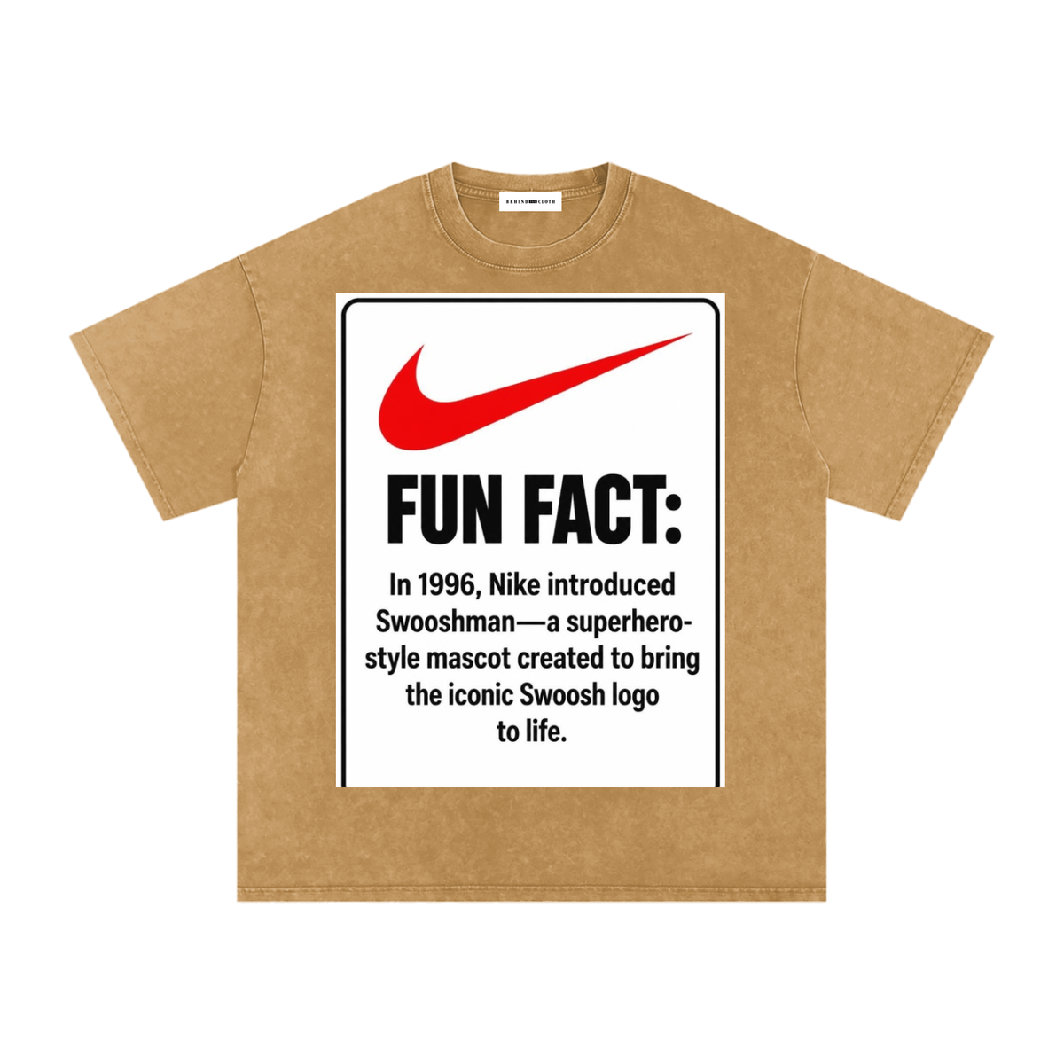 Fun Fact Nike Swoosh Cotton T-Shirt