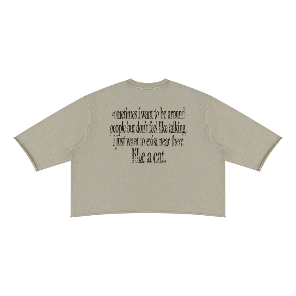 SADE Companionship Hem Boxy T-Shirt